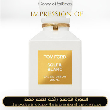 Inspired Tom Ford - Soleil Blanc for Unisex Inspired Tom Ford - Soleil Blanc for Unisex