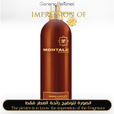 Inspired Montale - Amber & Spices for Unisex