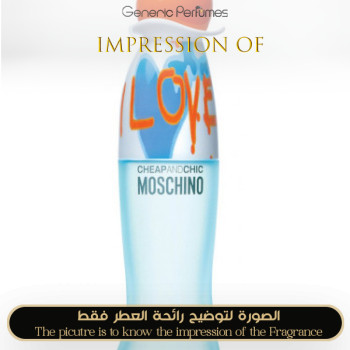 Inspired Moschino - Cheap&Chic I Love Love for Women