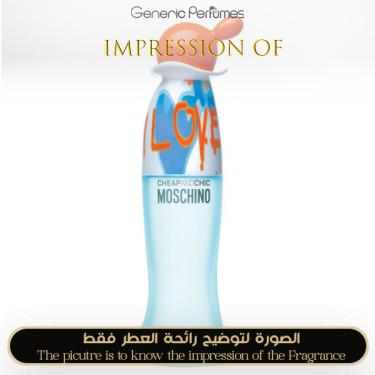 Inspired Moschino - Cheap&Chic I Love Love for Women