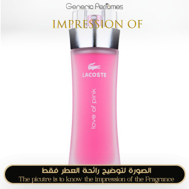 Inspired Lacoste - Love Of Pink for Women Inspired Lacoste - Love Of Pink for Women