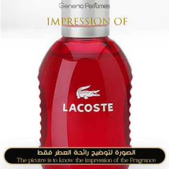 Inspired Lacoste - Red for Man