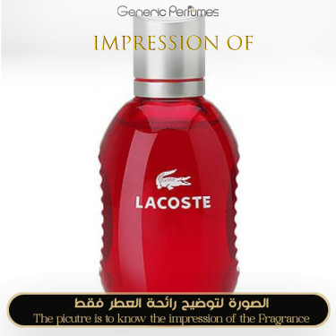 Inspired Lacoste - Red for Man Inspired Lacoste - Red for Man