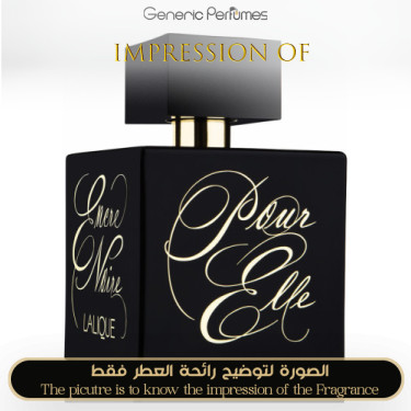 Inspired Lalique - Encre Noire Pour Elle for Women Inspired Lalique - Encre Noire Pour Elle for Women