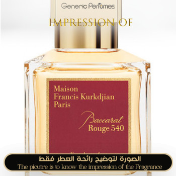 Inspired Maison Francis Kurkdjian - Baccarat Rouge 540 for Unisex