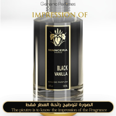 Inspired Mancera - Black Vanilla for Unisex