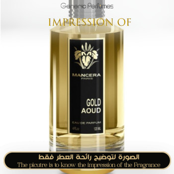 Inspired Mancera - Gold Aoud for Unisex