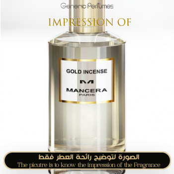 Inspired Mancera - Gold Incense for Unisex