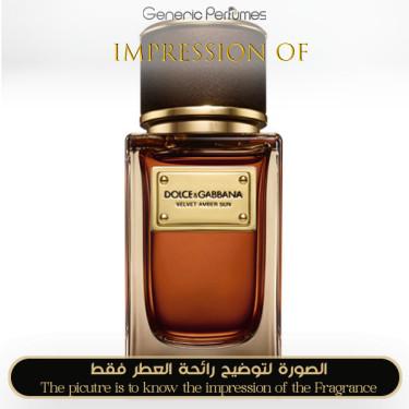 Inspired Dolce&Gabbana - Velvet Amber Sun for Unisex Inspired Dolce&Gabbana - Velvet Amber Sun for Unisex