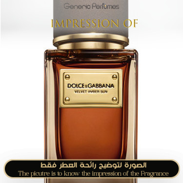 Inspired Dolce&Gabbana - Velvet Amber Sun for Unisex Inspired Dolce&Gabbana - Velvet Amber Sun for Unisex