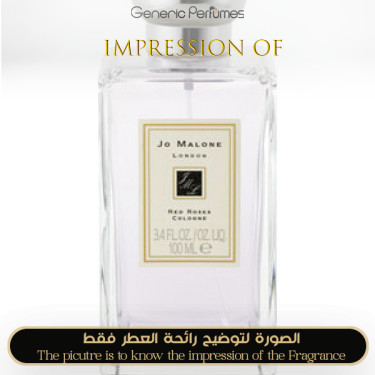 Inspired Jo Malone London - Red Rose Cologne for Women Inspired Jo Malone London - Red Rose Cologne for Women