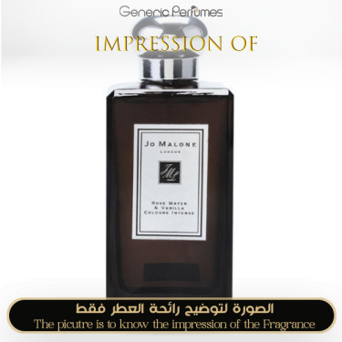 Inspired Jo Malone London - Rose Water & Vanilla for Women Inspired Jo Malone London - Rose Water & Vanilla for Women