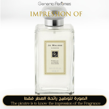 Inspired Jo Malone London - Vanilla & Anise for Unisex Inspired Jo Malone London - Vanilla & Anise for Unisex