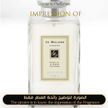 Inspired Jo Malone London - Vanilla & Anise for Unisex Inspired Jo Malone London - Vanilla & Anise for Unisex
