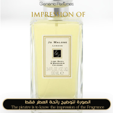Inspired Jo Malone London - Lime Basil & Mandarin for Unisex Inspired Jo Malone London - Lime Basil & Mandarin for Unisex