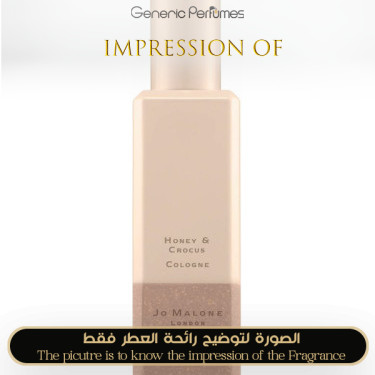Inspired Jo Malone London - Honey & Crocus for Unisex Inspired Jo Malone London - Honey & Crocus for Unisex