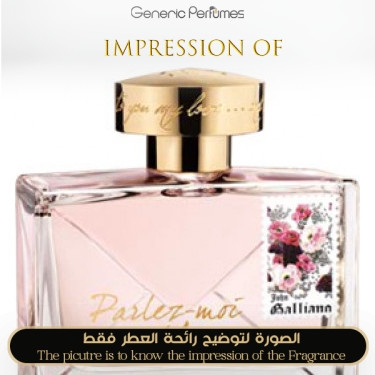 Inspired John Galliano - Parlez-Moi d Amour for Women Inspired John Galliano - Parlez-Moi d Amour for Women