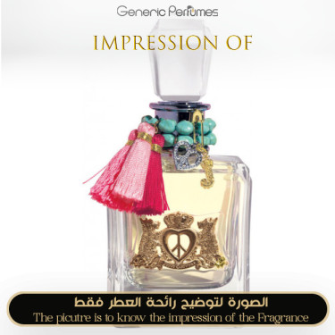 Inspired Juicy Couture - Peace, Love And Juicy for Women Inspired Juicy Couture - Peace, Love And Juicy for Women