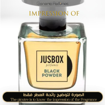 Inspired Jusbox perfumes - Black Powder for Unisex