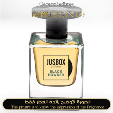 Inspired Jusbox perfumes - Black Powder for Unisex