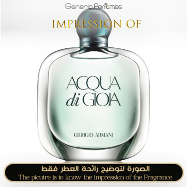 Inspired Giorgio Armani - Acqua Di Gioia for Women Inspired Giorgio Armani - Acqua Di Gioia for Women