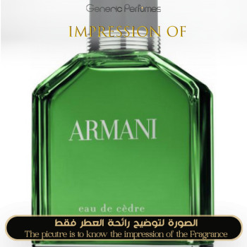 Inspired Giorgio Armani - Eau de Cedre for Man