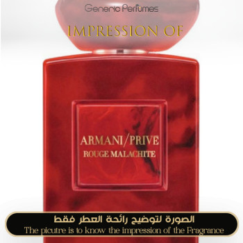 Giorgio Armani - Prive Rouge Malachite for Unisex