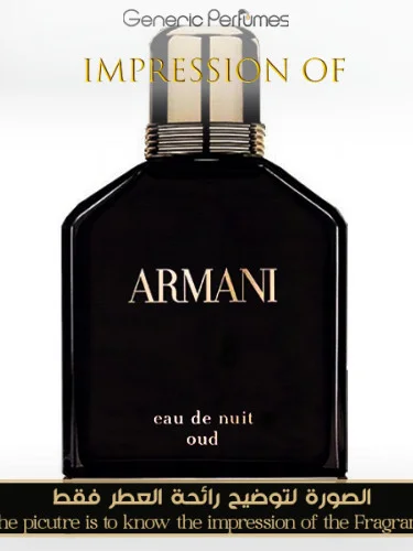 Armani Eau de Nuit Oud Giorgio Armani Perfume Oil for men (Generic