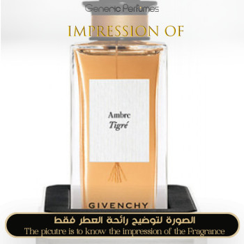Inspired Givenchy - Amber Tiger for Unisex