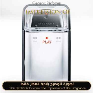 Inspired Givenchy - Play Eau De Toilette for Man Inspired Givenchy - Play Eau De Toilette for Man