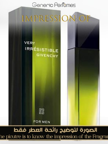 Very Irresistible for men Givenchy Perfume Oil for men Generic Perfumes by www.genericperfumes