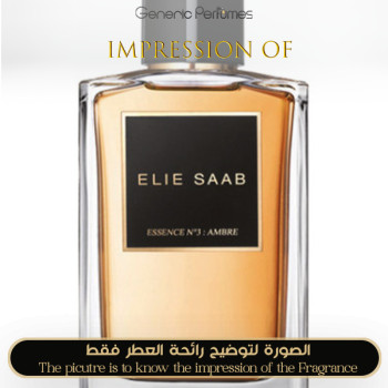 Inspired Elie Saab - Essence No. 3 Ambre for Unisex