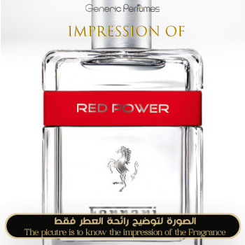 Inspired FERRARI - Red Power for Man