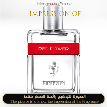 Inspired FERRARI - Red Power for Man