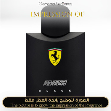 Inspired FERRARI - Ferrari Black for Man