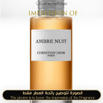 Inspired Christian Dior - Ambre Nuit for Unisex