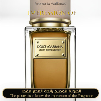 Inspired Dolce & Gabbana - Velvet Exotic Leather for Unisex