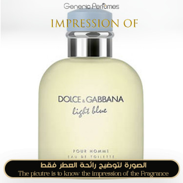 Inspired Dolce & Gabbana - Light Blue Pour Homme for Man Inspired Dolce & Gabbana - Light Blue Pour Homme for Man