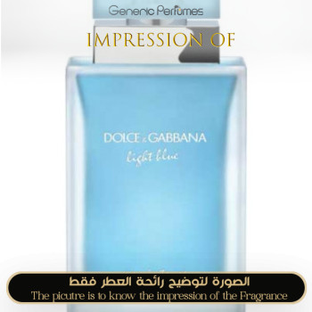 Inspired Dolce & Gabbana - Light Blue Eau Intense for Women