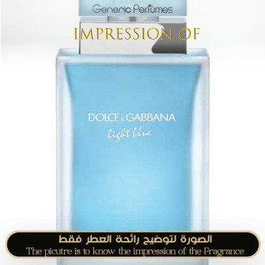 Inspired Dolce & Gabbana - Light Blue Eau Intense for Women Inspired Dolce & Gabbana - Light Blue Eau Intense for Women