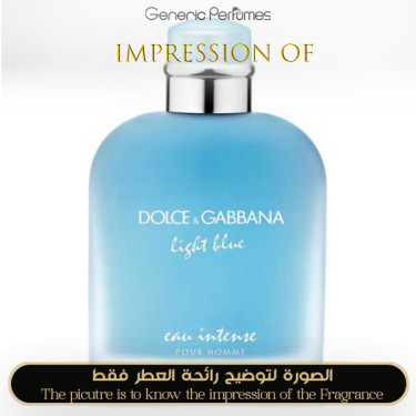 Inspired Dolce & Gabbana - Light Blue Eau Intense for Man
