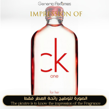 Inspired Calvin Klein - CK One Red Edition for Women Inspired Calvin Klein - CK One Red Edition for Women