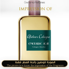 Inspired Atelier Cologne - Emeraude Agar for Unisex Inspired Atelier Cologne - Emeraude Agar for Unisex