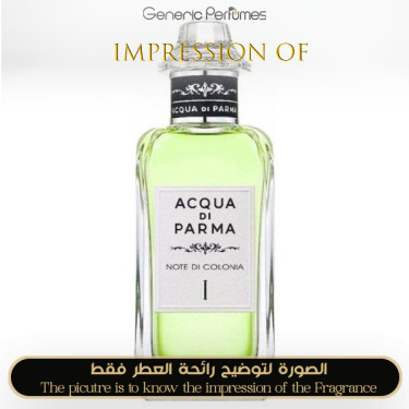 Inspired Acqua di Parma - Note Di Colonia I for Unisex Inspired Acqua di Parma - Note Di Colonia I for Unisex