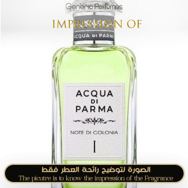 Inspired Acqua di Parma - Note Di Colonia I for Unisex Inspired Acqua di Parma - Note Di Colonia I for Unisex