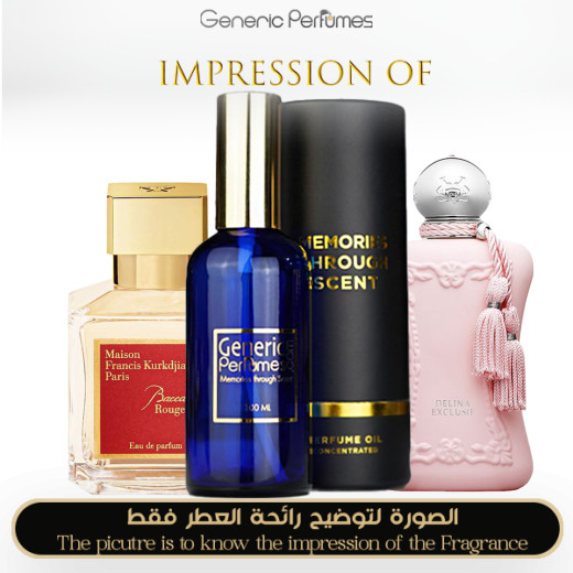 Inspired Twist: Delina La Rosee(3712) + Baccarat Rouge Extrait A+(1064) Inspired Twist: Delina La Rosee(3712) + Baccarat Rouge Extrait A+(1064)
