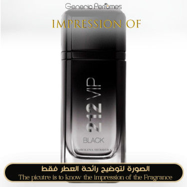 Inspired Carolina Herrera - 212 VIP Black for Man