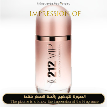 Inspired Carolina Herrera - 212 VIP Rose for Women Inspired Carolina Herrera - 212 VIP Rose for Women