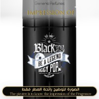 Black XS Be a Legend Iggy Pop men Black XS Be a Legend Iggy Pop men