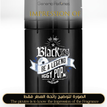 Black XS Be a Legend Iggy Pop men